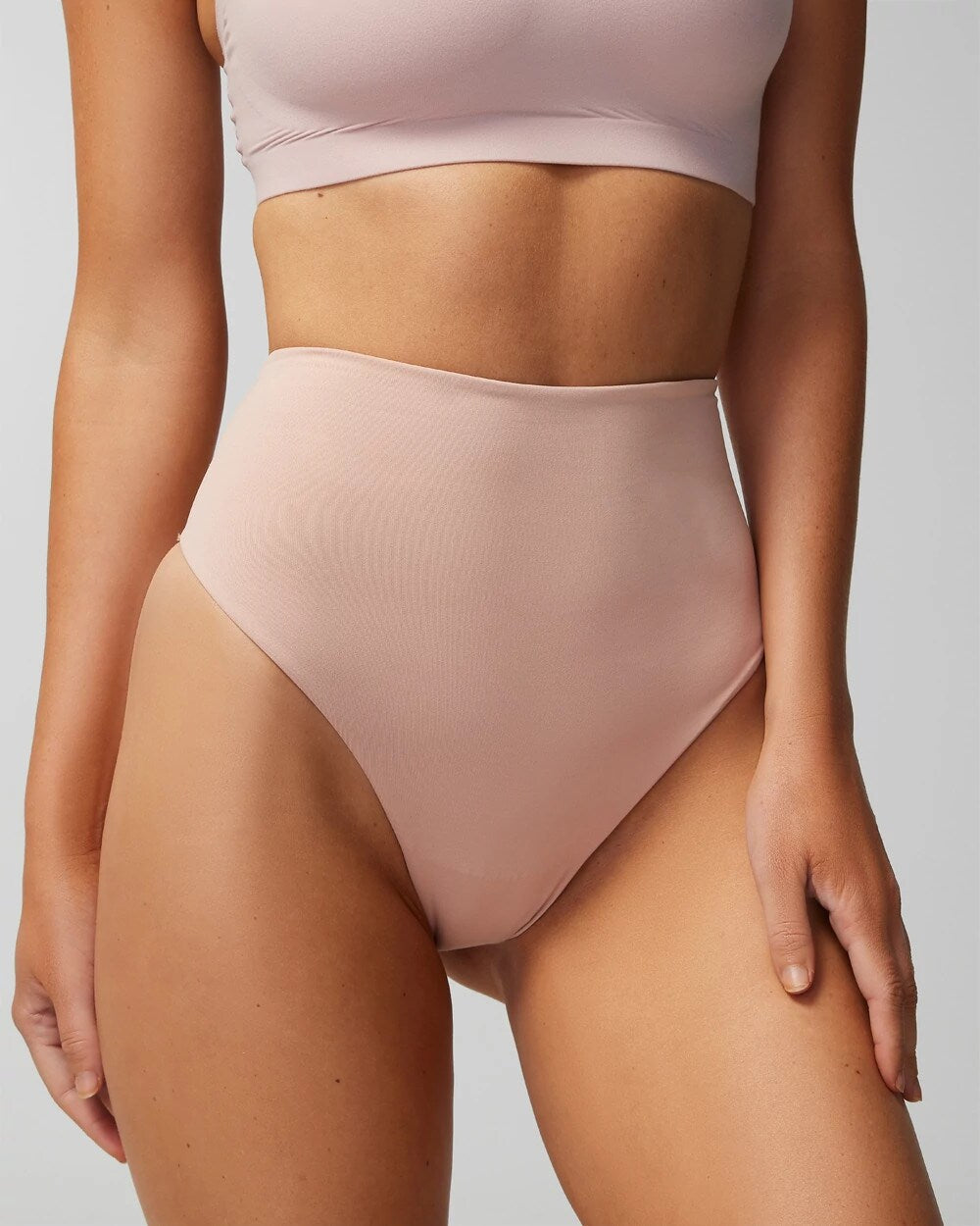 HUSH - Tummy High-Waist Thong Panty | Soma