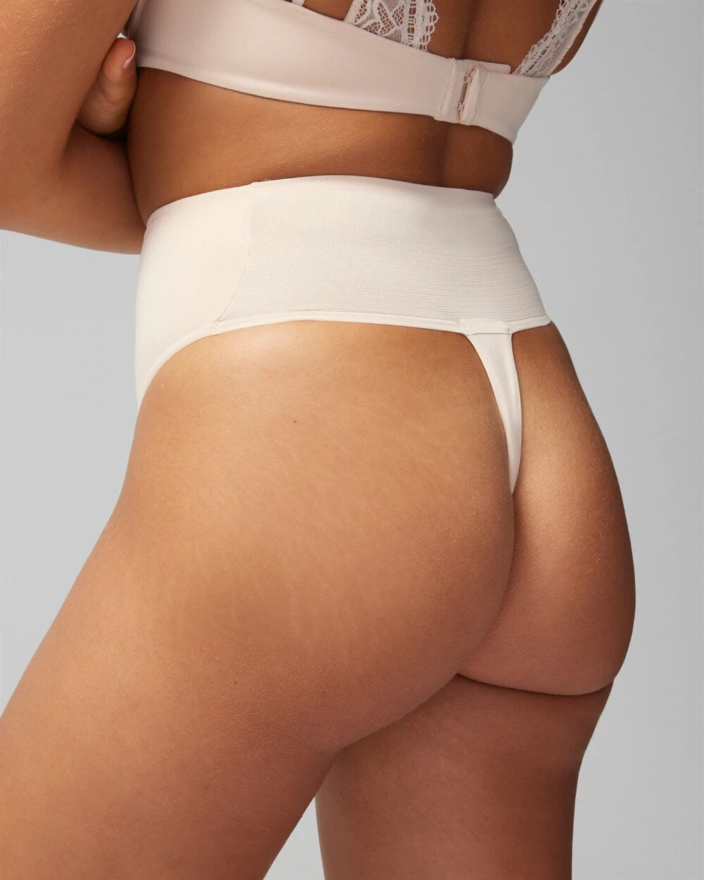 PALE SAND - Tummy High-Waist Thong Panty | Soma