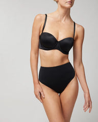 BLACK - Tummy High-Waist Thong Panty | Soma
