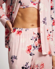 FLORAL DREAMS PINK BLUSH - Ankle Pajama Pants | Soma