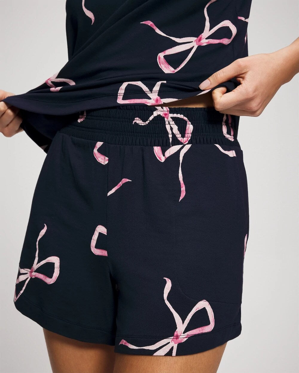 BELOVED BOWS GRAND NAVY - Pajama Shorts | Soma