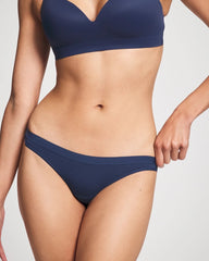 INK BLUE - Cotton Thong Panty | Soma