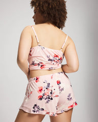 FLORAL DREAMS PINK BLUSH - Ruffle Pajama Shorts | Soma