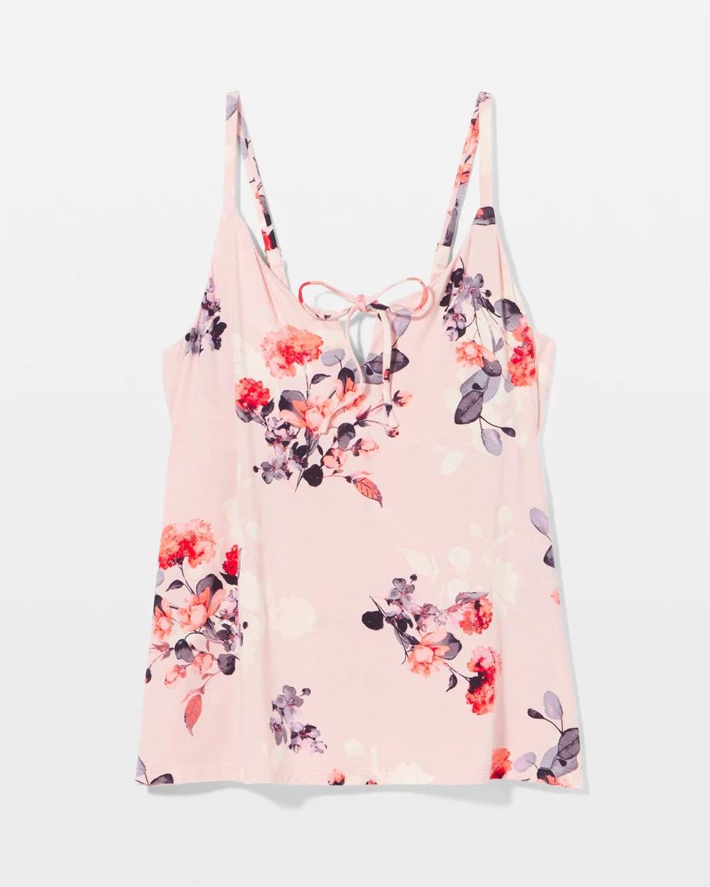 FLORAL DREAMS PINK BLUSH - Tie Front Camisole | Soma