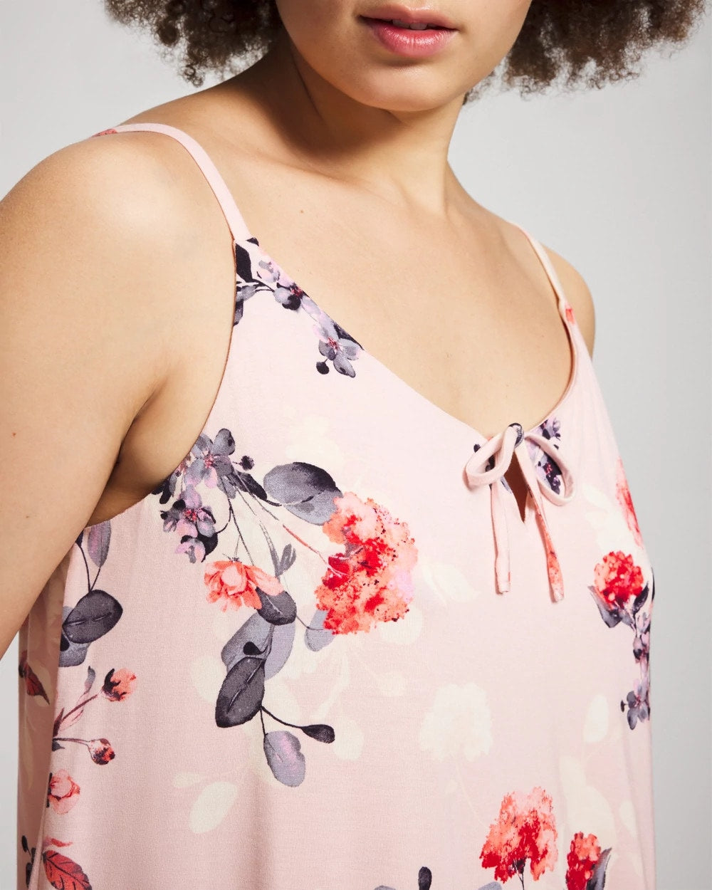 FLORAL DREAMS PINK BLUSH - Tie Front Chemise | Soma