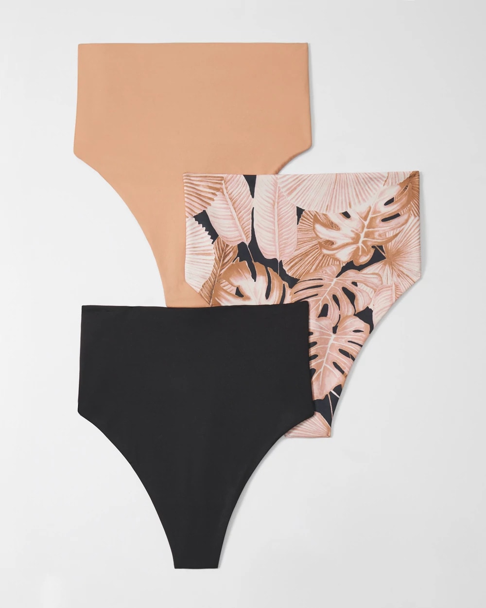 PANDAWA PALMS MULTI-PACK - High-Waist Thong Panty 3 Pack | Soma