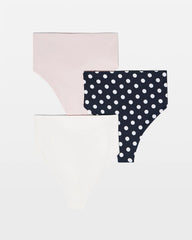 BIG DOT MULTIPACK - High-Waist Thong Panty 3 Pack | Soma