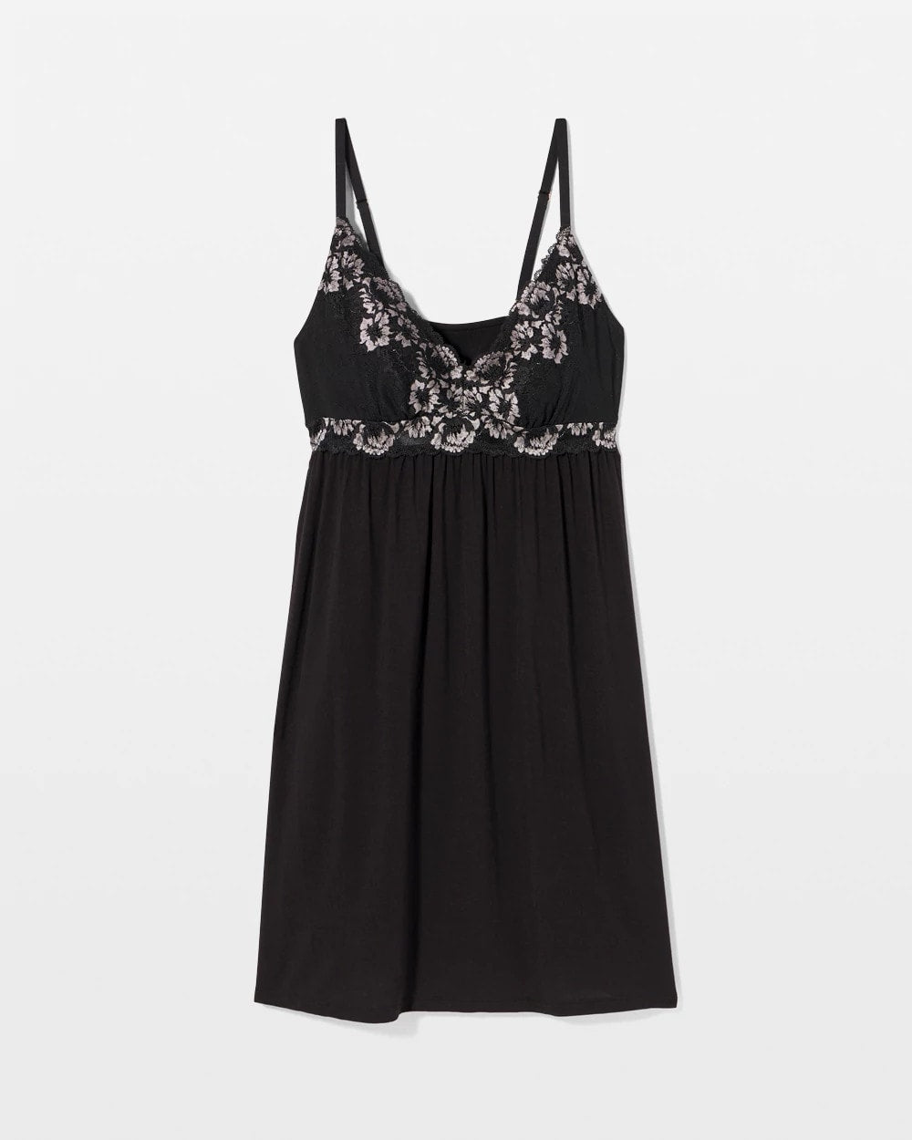 BLACK - Soft Support Lace Chemise | Soma