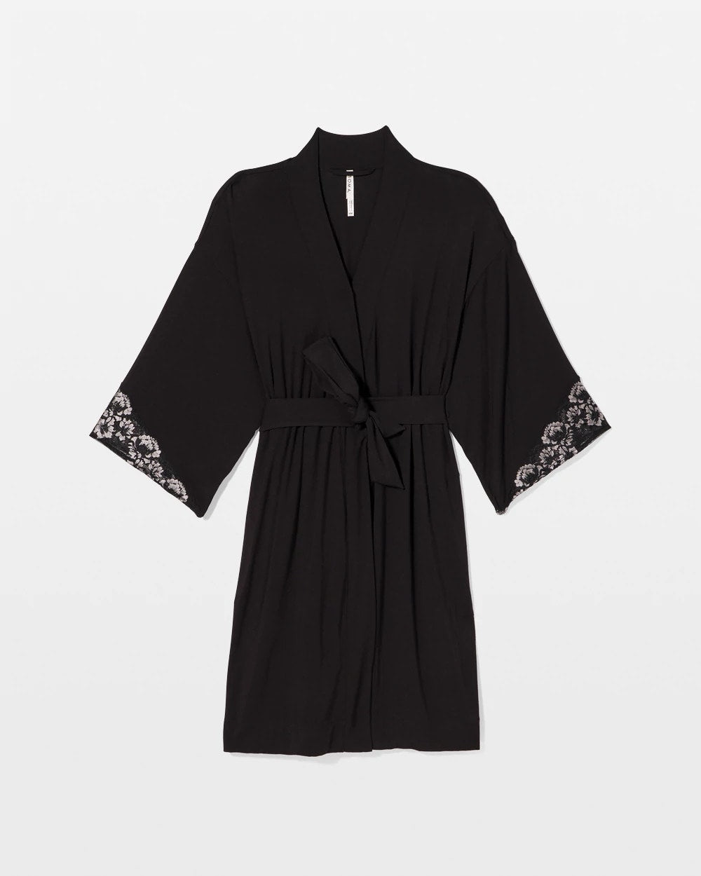 BLACK - Lace Robe | Soma