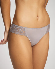 MINERAL GRAY - Edge Bikini Panty with Lace | Soma