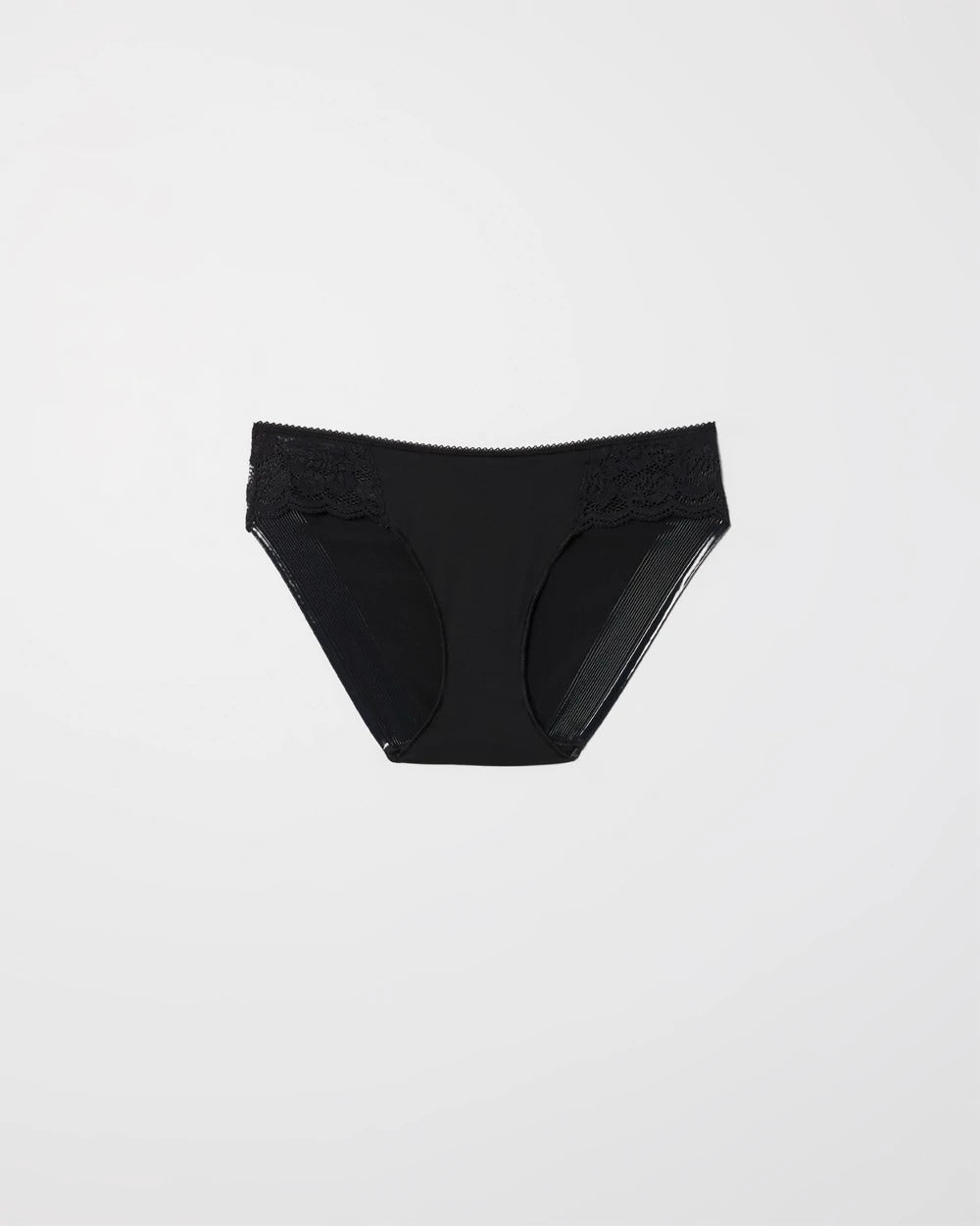 BLACK - Bikini Panty with Lace | Soma
