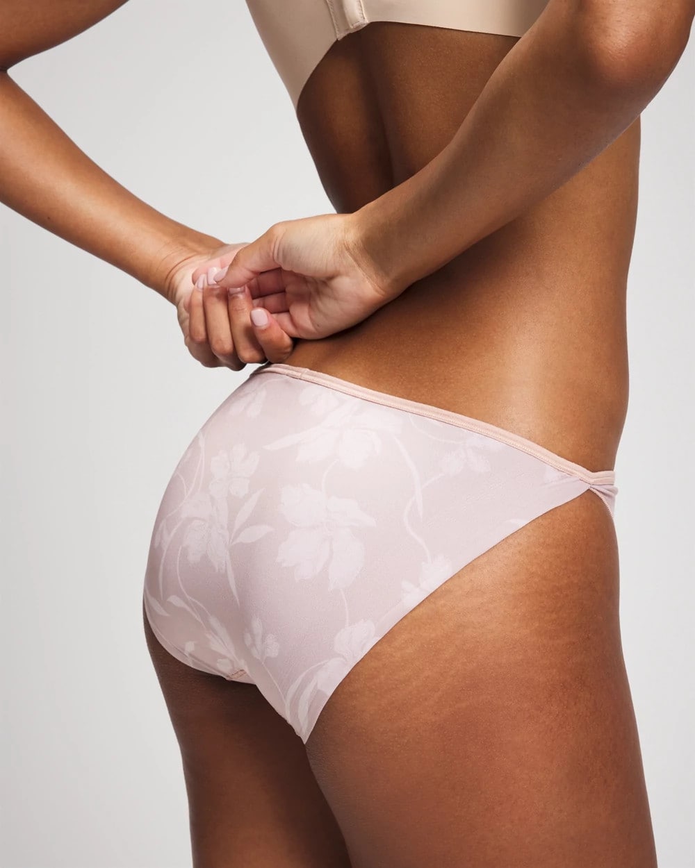 REFLECTION BLOOMS M PINK - Edge Bikini Panty | Soma