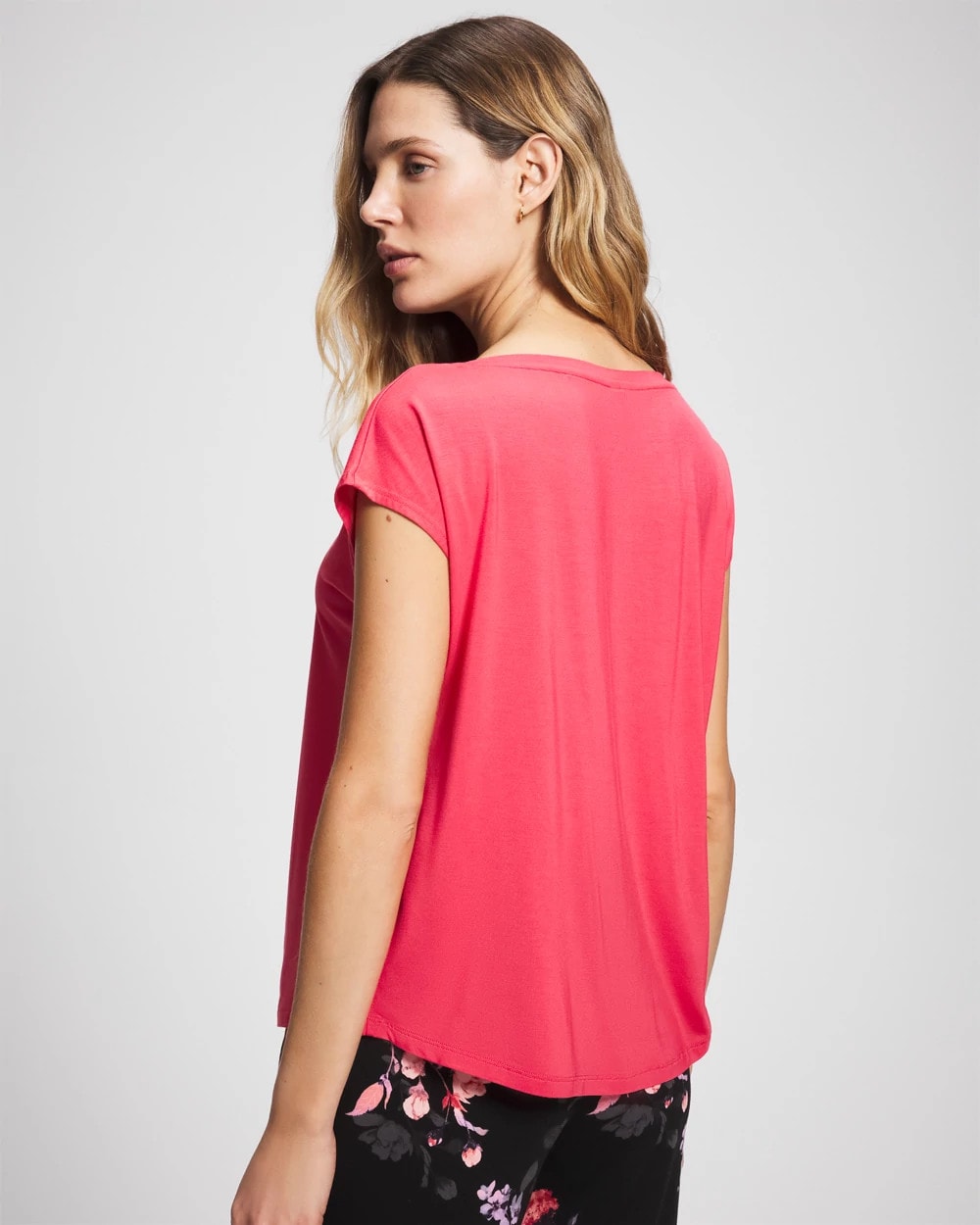 HEARTS DESIRE - Short Sleeve Boat Neck Top | Soma
