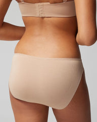 WARM AMBER - Cotton Blend Bikini Panty with Lace | Soma