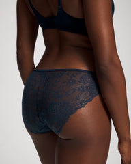 NIGHTFALL NAVY - All-Over Lace Bikini | Soma