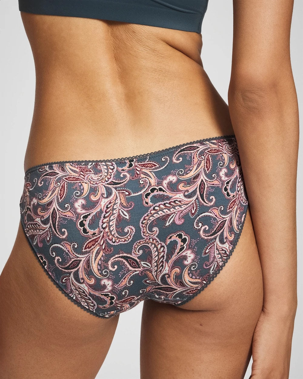 IMPERIAL PAISLEY M PET - Bikini Panty with Lace | Soma