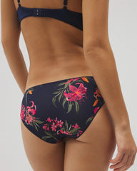 LE TIGRE FLORA MINI NAVY - Bikini Panty with Lace | Soma