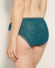 DEEP TEAL - Soma Bikini Panty with Stretch Lace | Soma