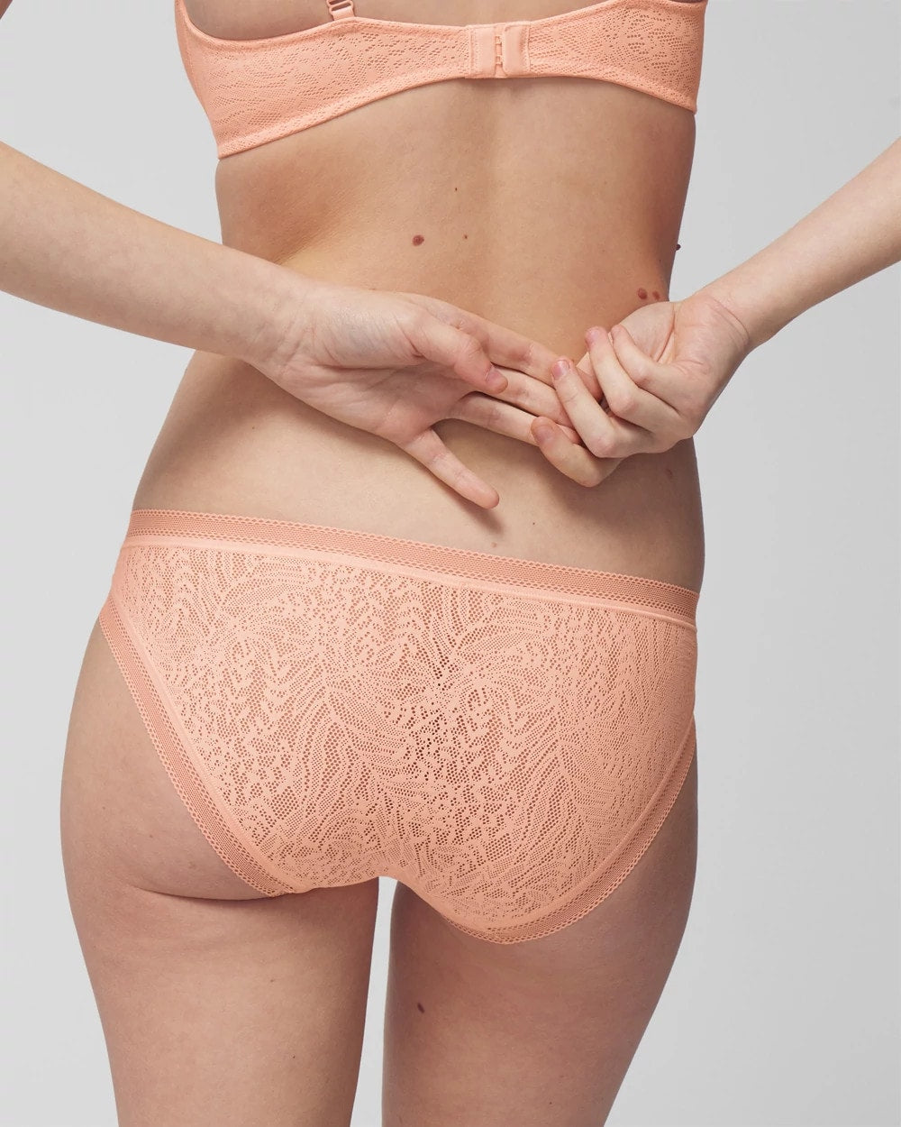 APRICOTTA - Soma Bikini Panty with Stretch Lace | Soma