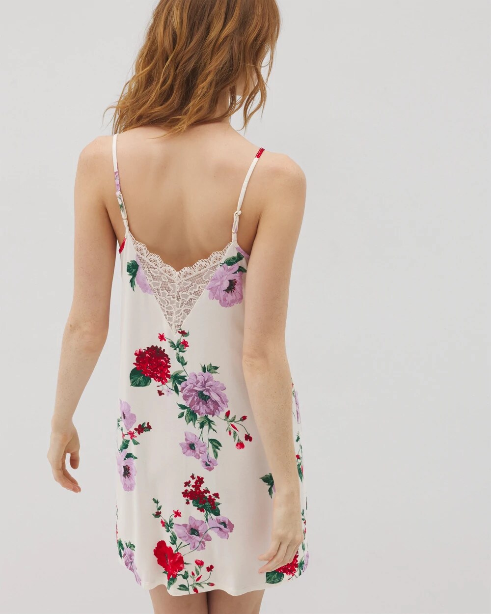 RHAPSODY FLORAL SUGAR - Lace Trim Chemise | Soma
