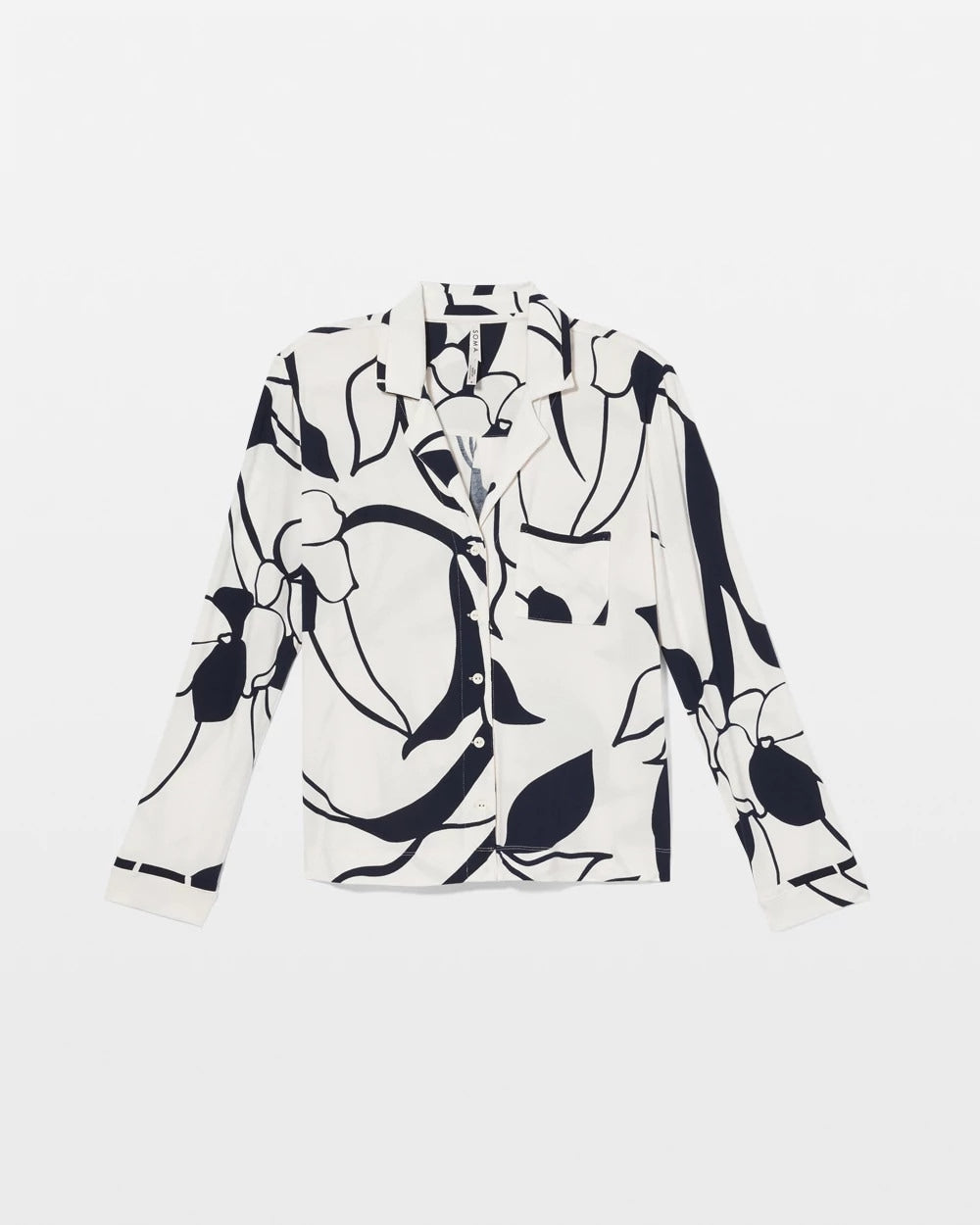 NOUVEAU FLORA CHAMP - Long-Sleeve Notch Collar Pajama Top | Soma
