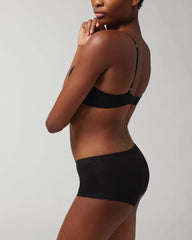 BLACK - Cotton Boyshort Panty | Soma