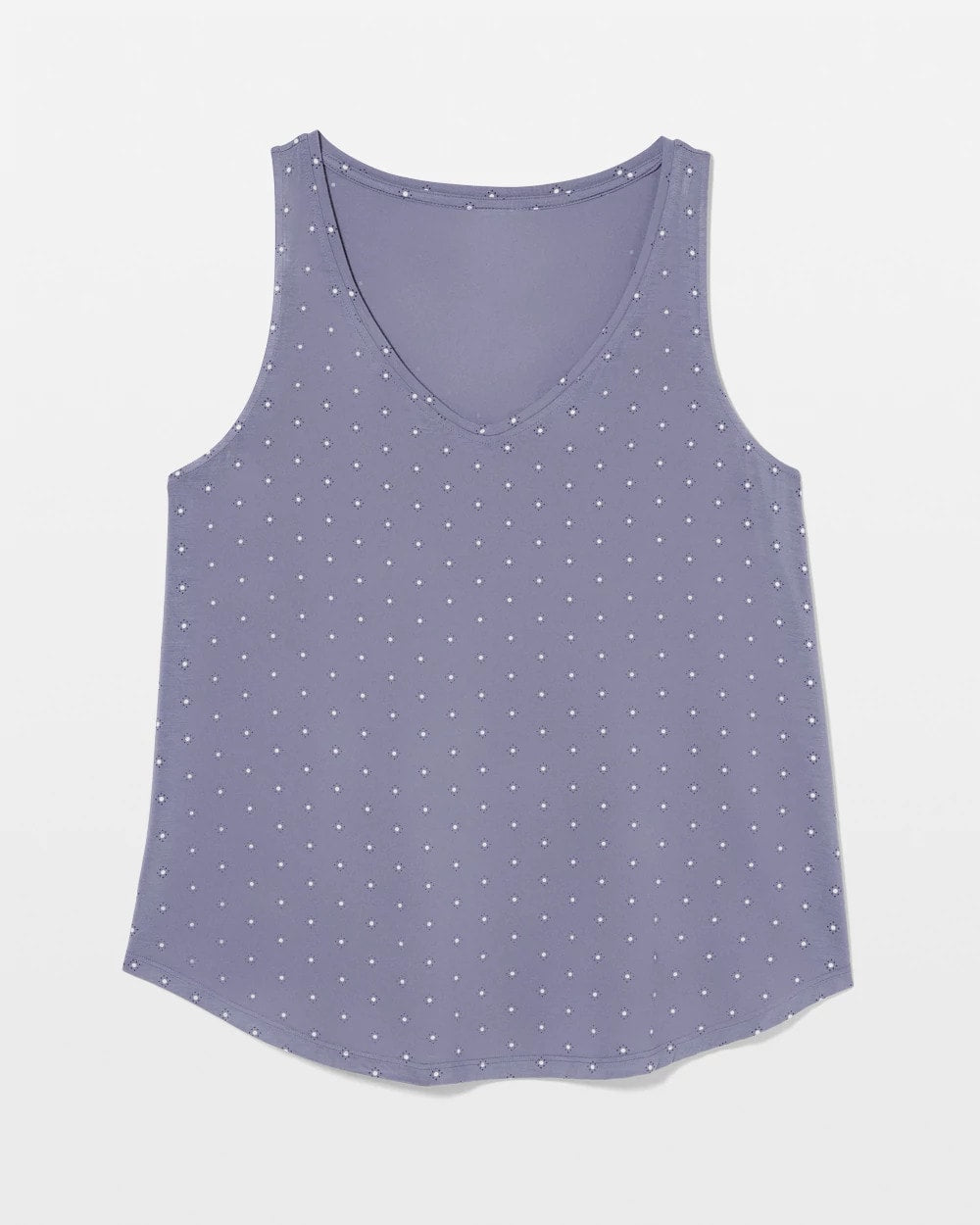 ON THE DOT EARL GRAY - Printed V-Neck Pajama Tank | Soma