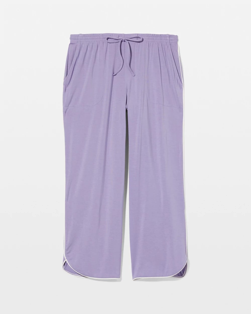 JACARANDA - Solid Piped Crop Pajama Pant | Soma
