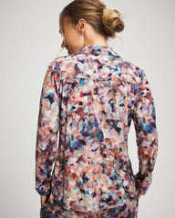 PETAL MOSAIC PETROL - Long-Sleeve Notch Collar Pajama Top | Soma