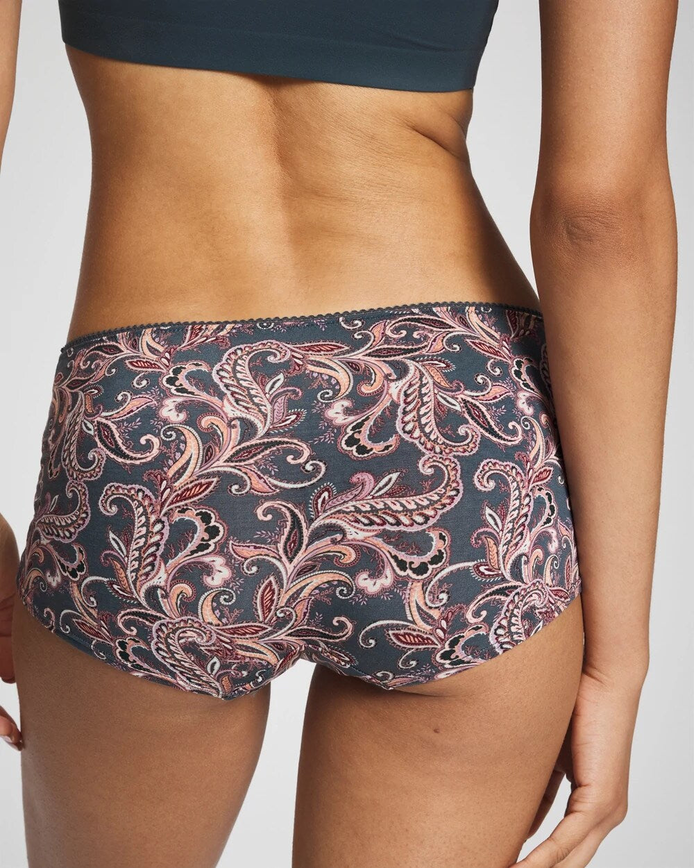 IMPERIAL PAISLEY M PET - Lace Boyshort Panty | Soma