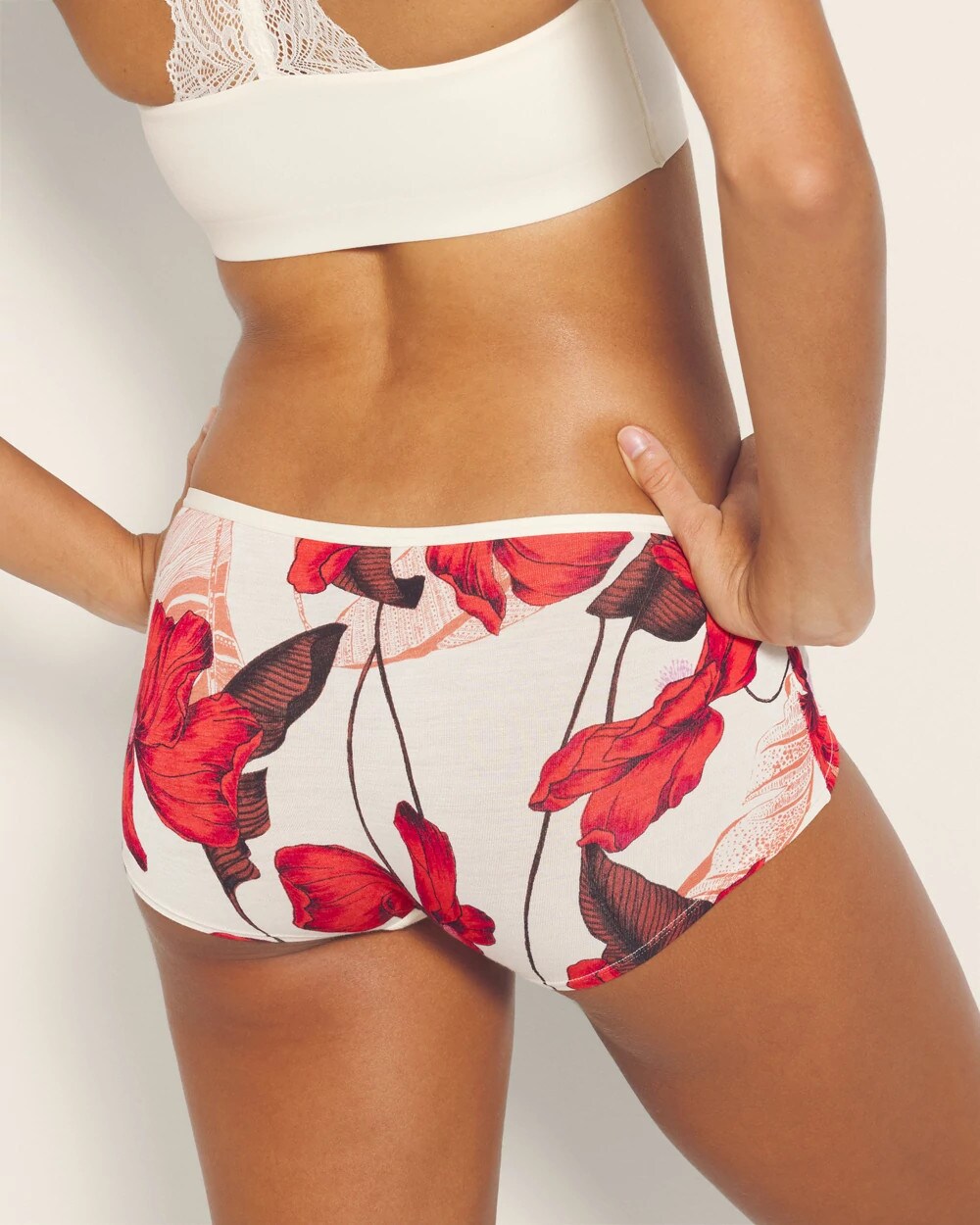 TROPIC LIKE ITS HOT M WS - Boyshort Panty with Enchanting Lace | Soma