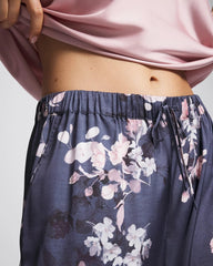FLORAL DREAMS GRAY - Piped Pajama Pant | Soma