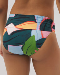 FLIRTY FLORA DARK SEA - Covertible Bikini Bottom | Soma