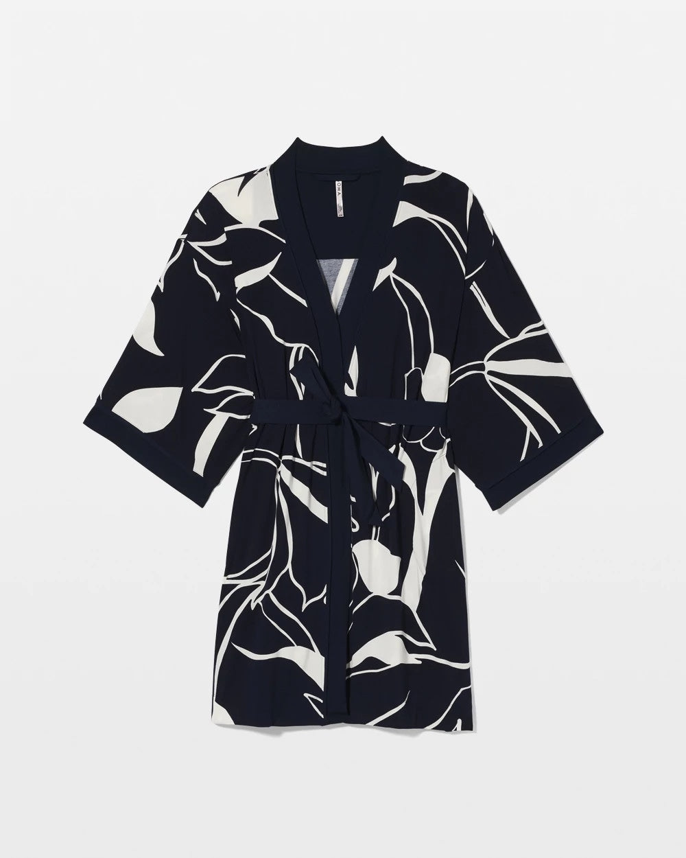 NOUVEAU FLORA NAVY - Short Robe | Soma