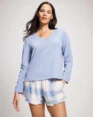 LOOMED LANDSCAPE BLUE L - Pajama Set | Soma