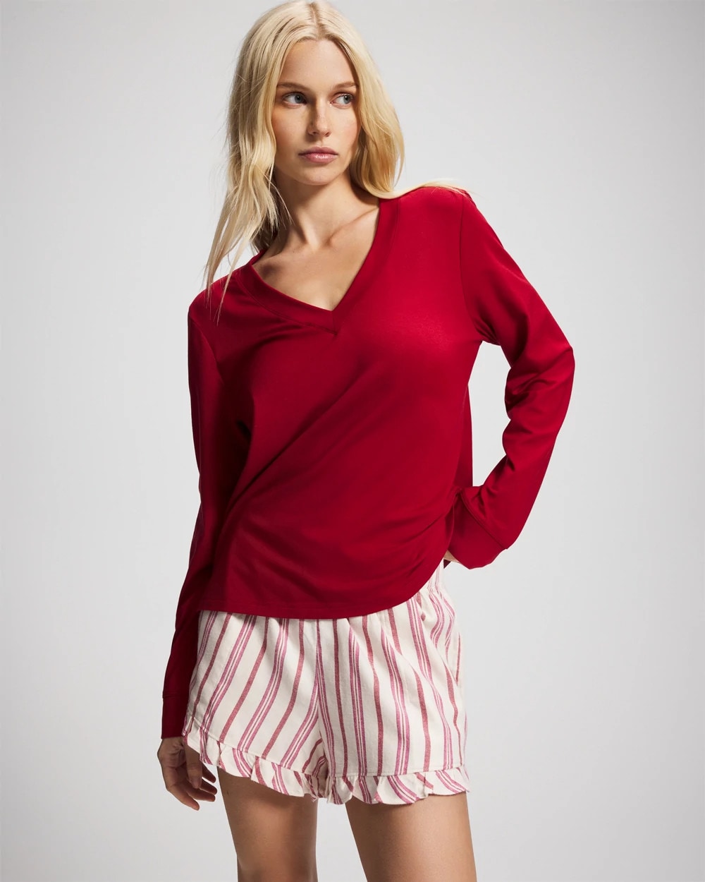 SMART STRIPE CHAMPAGNE - Pajama Set | Soma