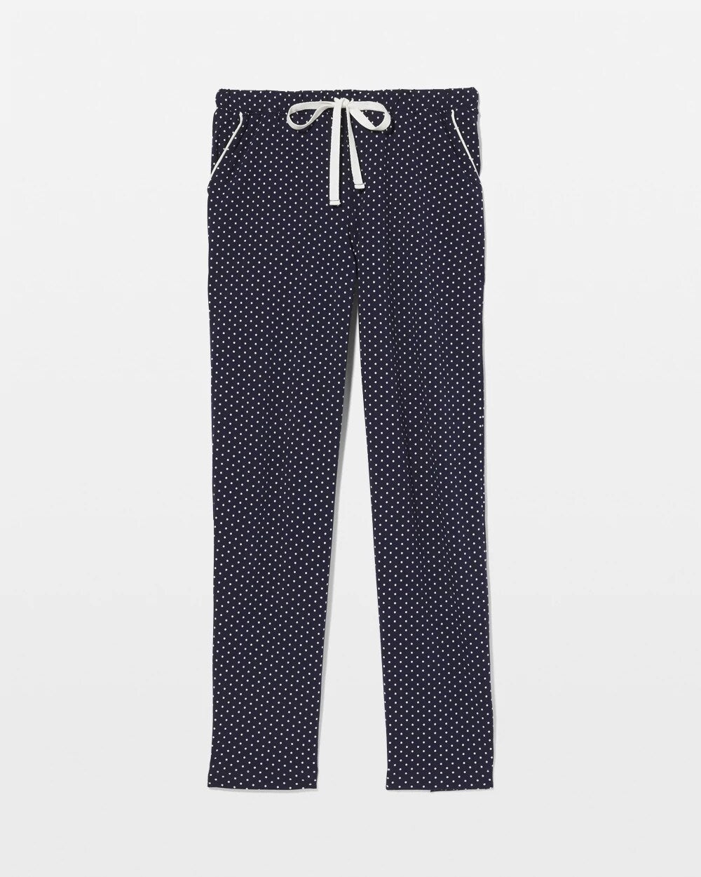 METRO DOT NAVY - Ankle Pajama Pant | Soma