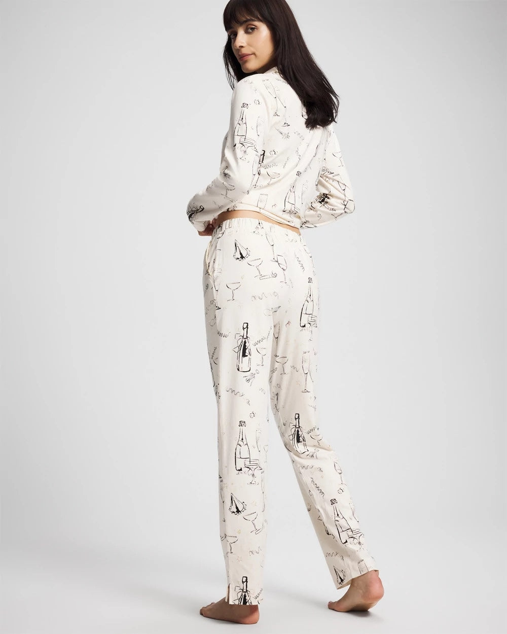 FIZZ THE SEASON FOIL - Ankle Pajama Pant | Soma