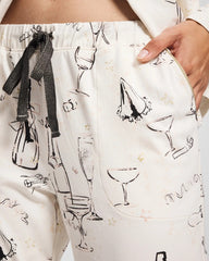 FIZZ THE SEASON FOIL - Ankle Pajama Pant | Soma