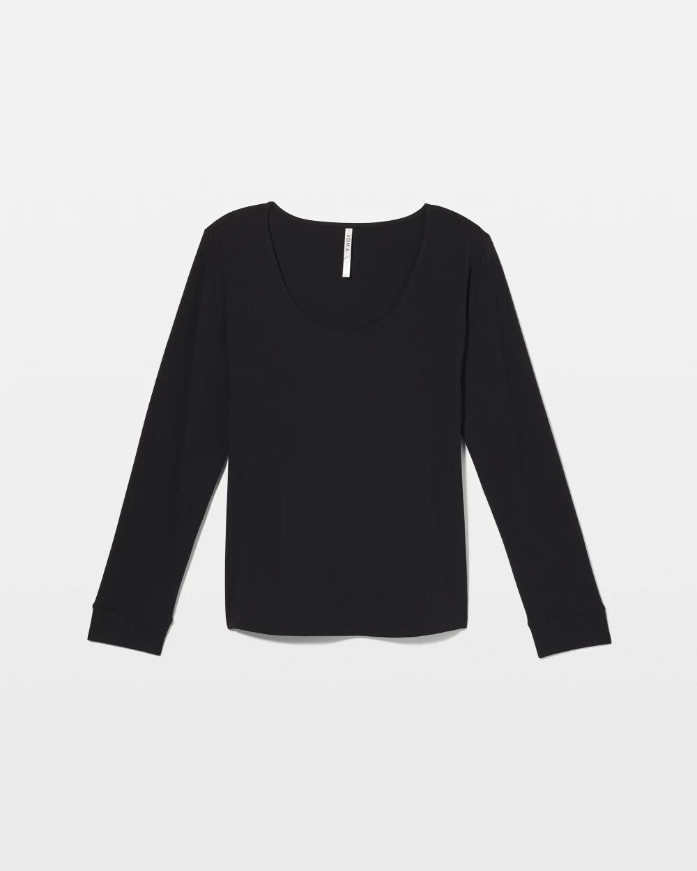 BLACK - Long Sleeve Pajama Top | Soma