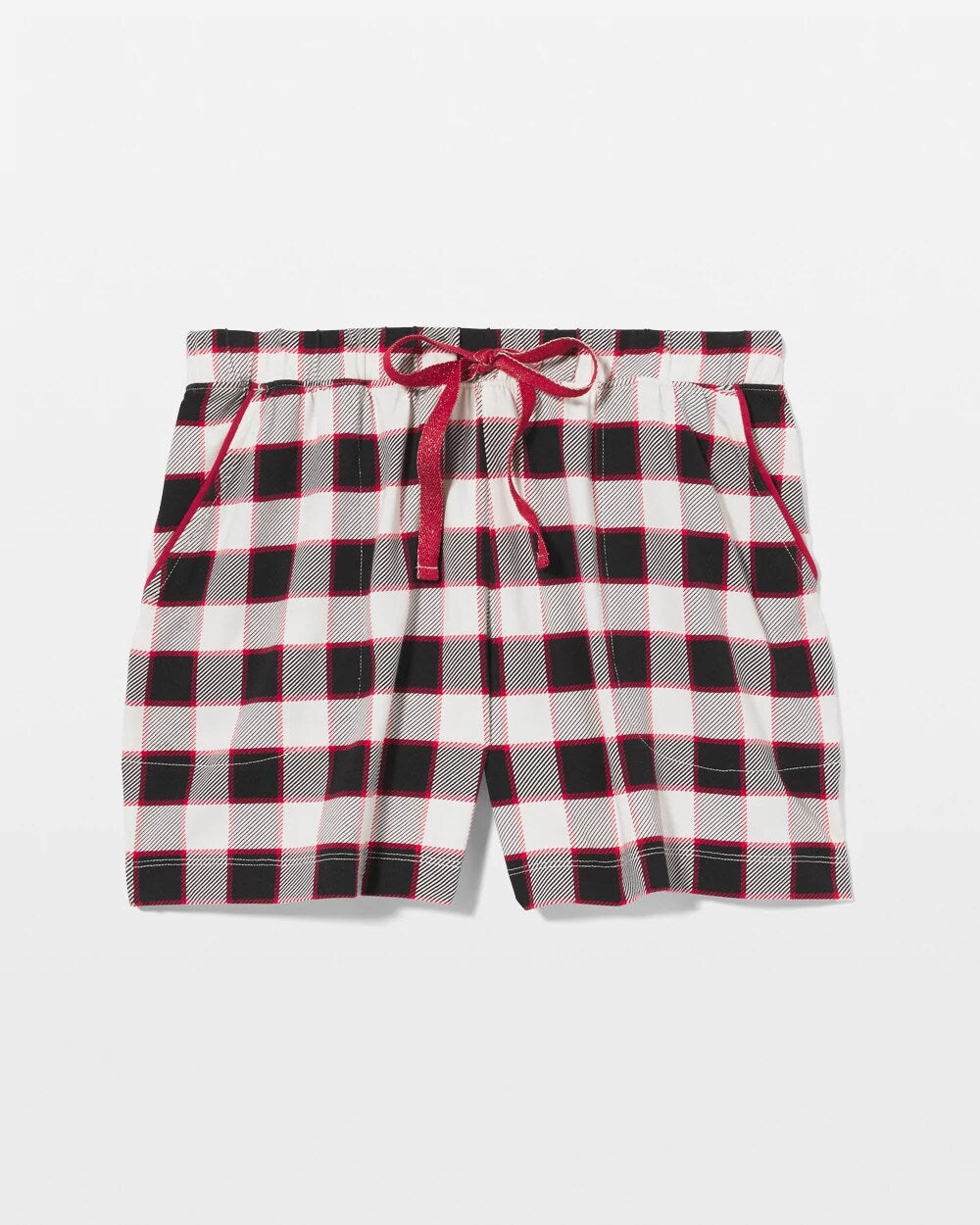 DREAMSCAPE PLAID BLACK - Pajama Shorts | Soma