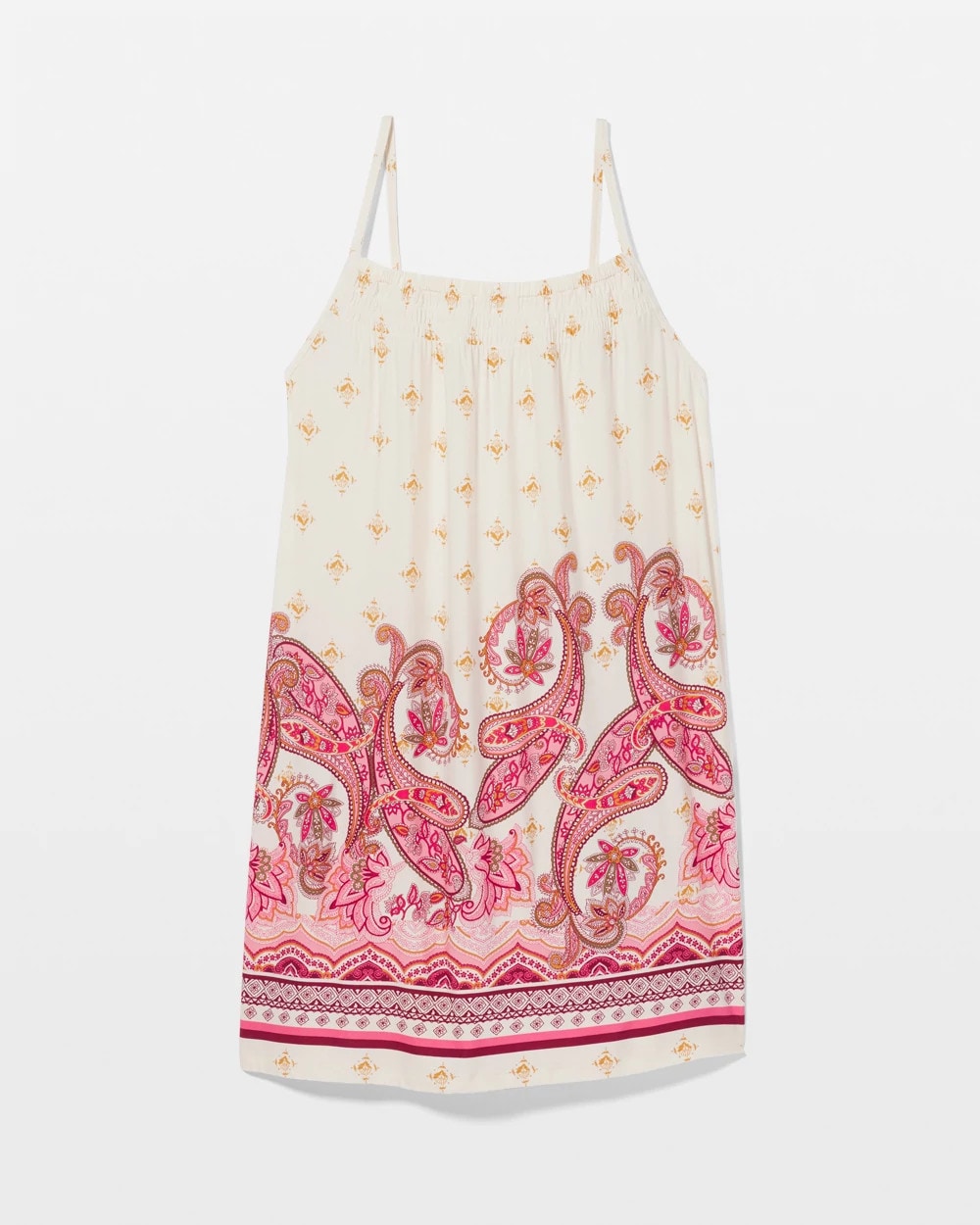 KASHMIR PAISLEY PLCD CH - Smocked Neck Chemise | Soma