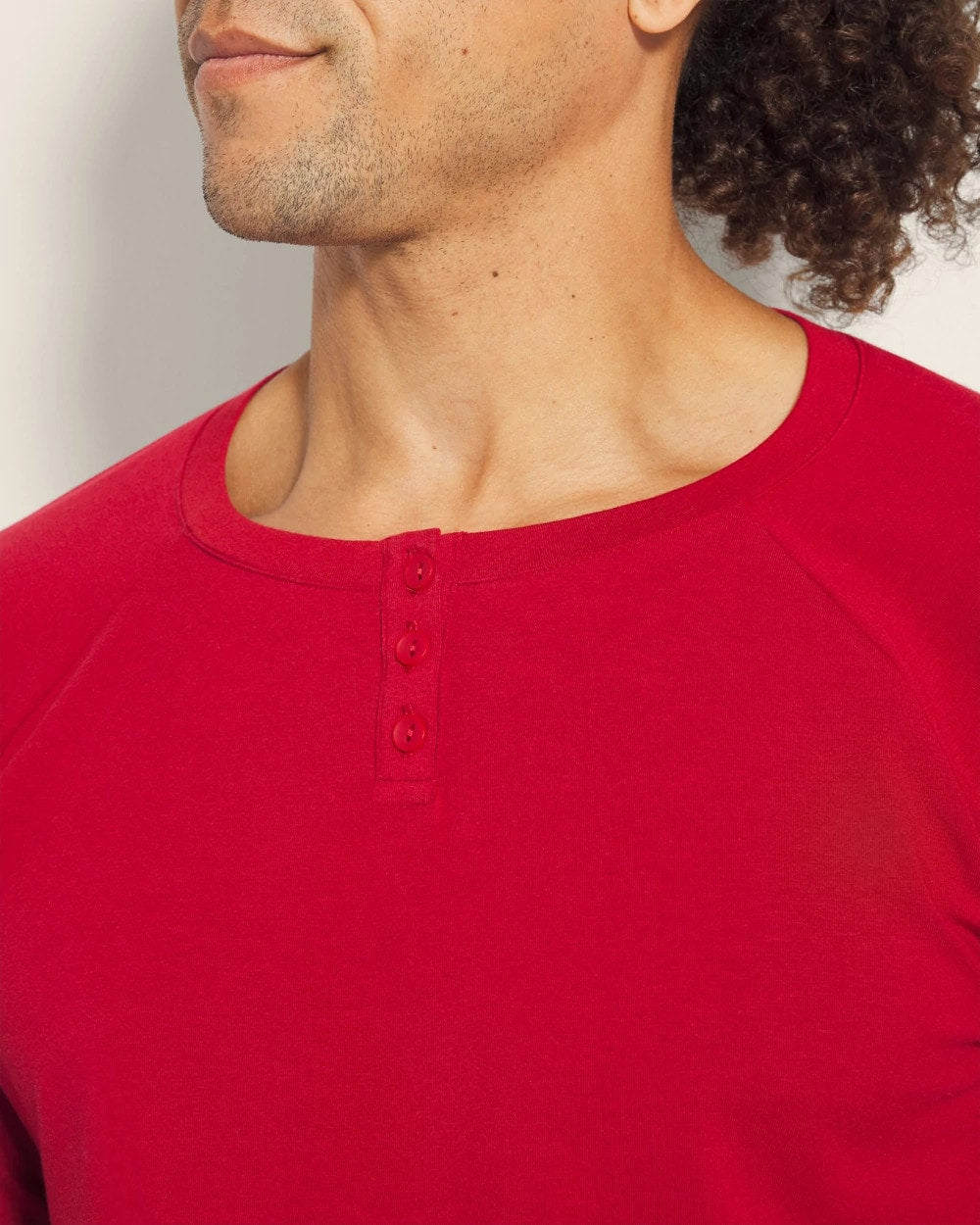 PAINT THE TOWN RED - Men's Henley Pajama Top | Soma