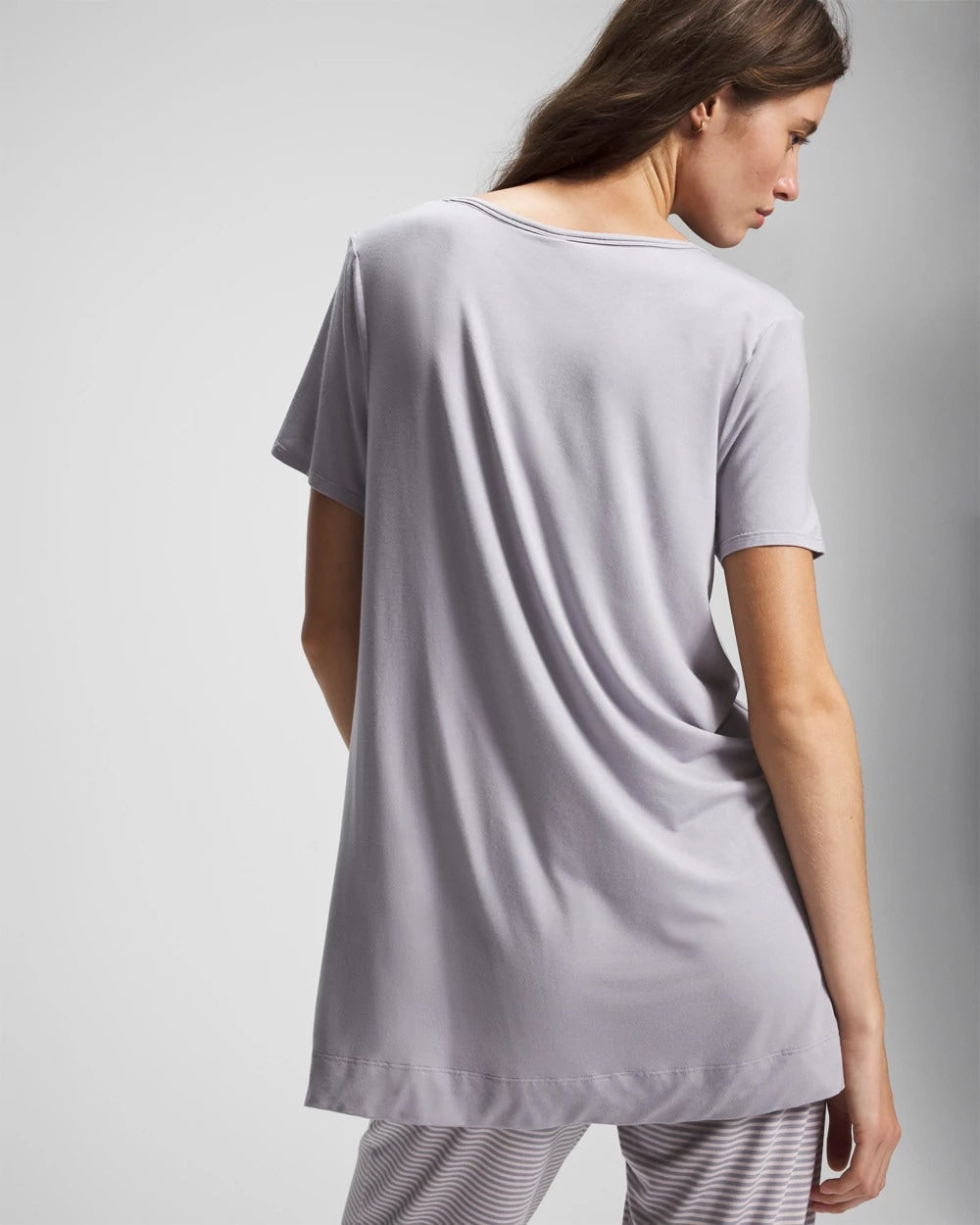 MOONSTONE - Short Sleeve Pajama Tunic Tee | Soma
