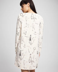 FIZZ THE SEASON FOIL - Long-Sleeve Sleepshirt | Soma