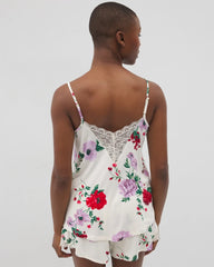 RHAPSODY FLORAL SUGAR - Lace Trim Pajama Cami | Soma
