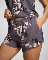 FLORAL DREAMS GRAY - Relaxed Pajama Short | Soma
