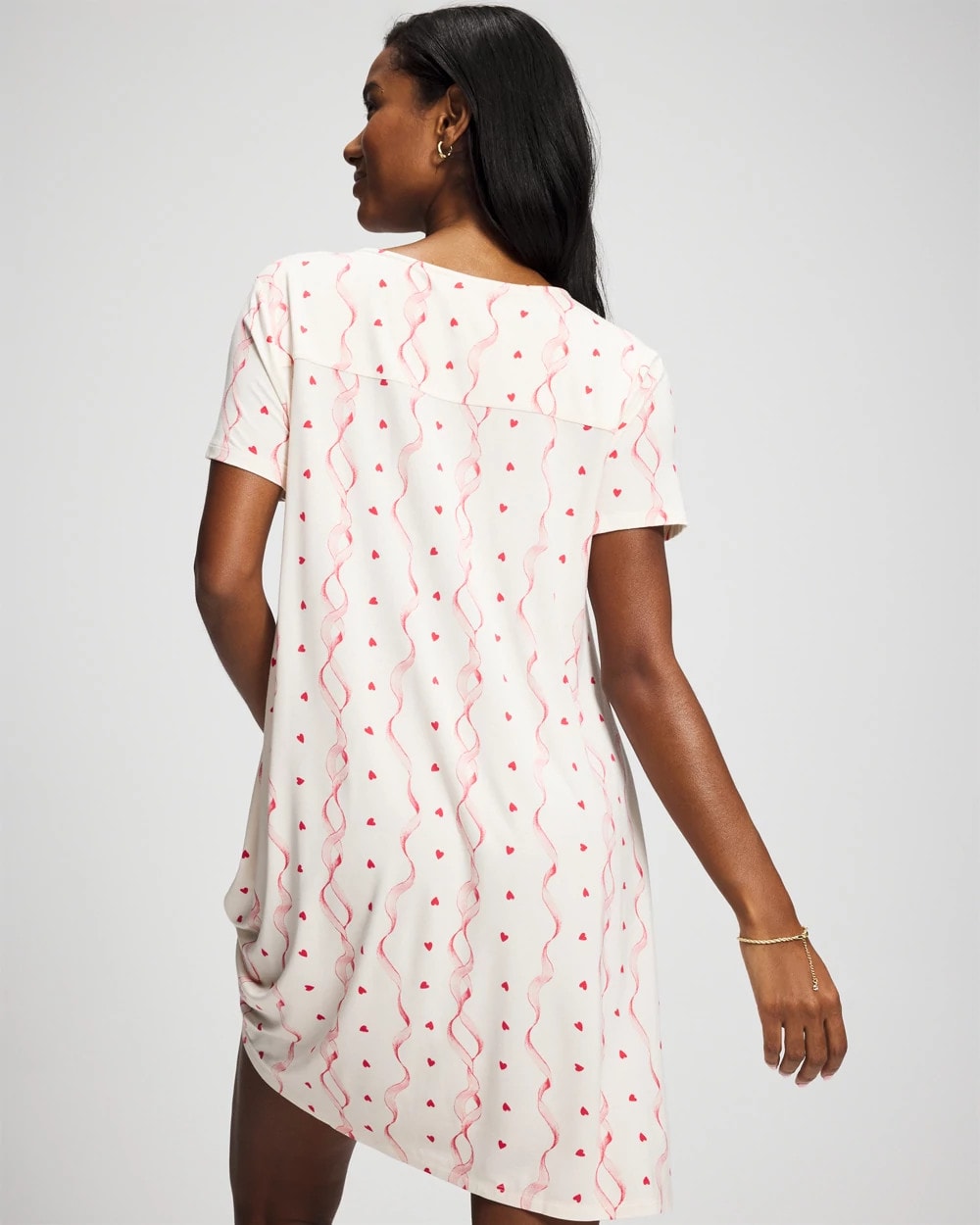 COQUETTE VALENTINE CHAMP - Short Sleeve Sleepshirt | Soma