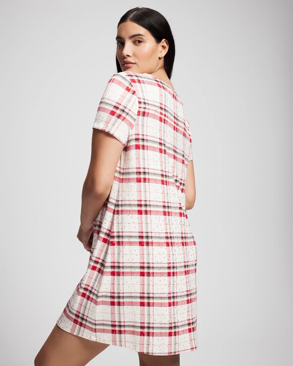 TARTAN TEXTILE CHAMP - Short Sleeve Sleepshirt | Soma