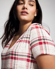 TARTAN TEXTILE CHAMP - Short Sleeve Sleepshirt | Soma